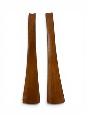 Pair of Vintage Richard Nissen Danmark Teak Salad Serving Utensils MCM